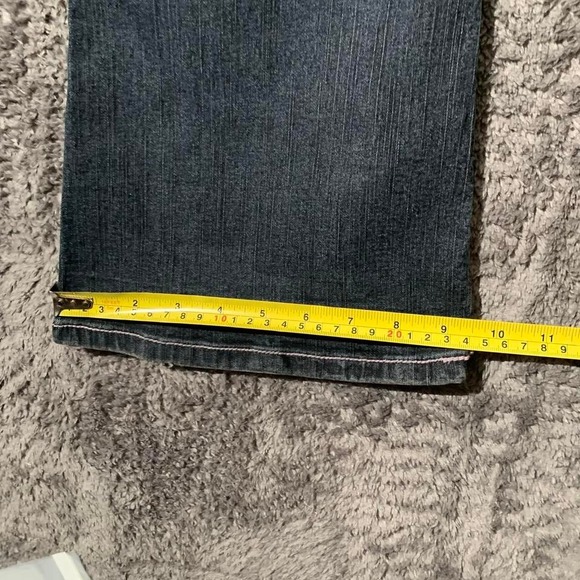 Y2K Grunge washed black Flared Jeans - Picture 7 of 8